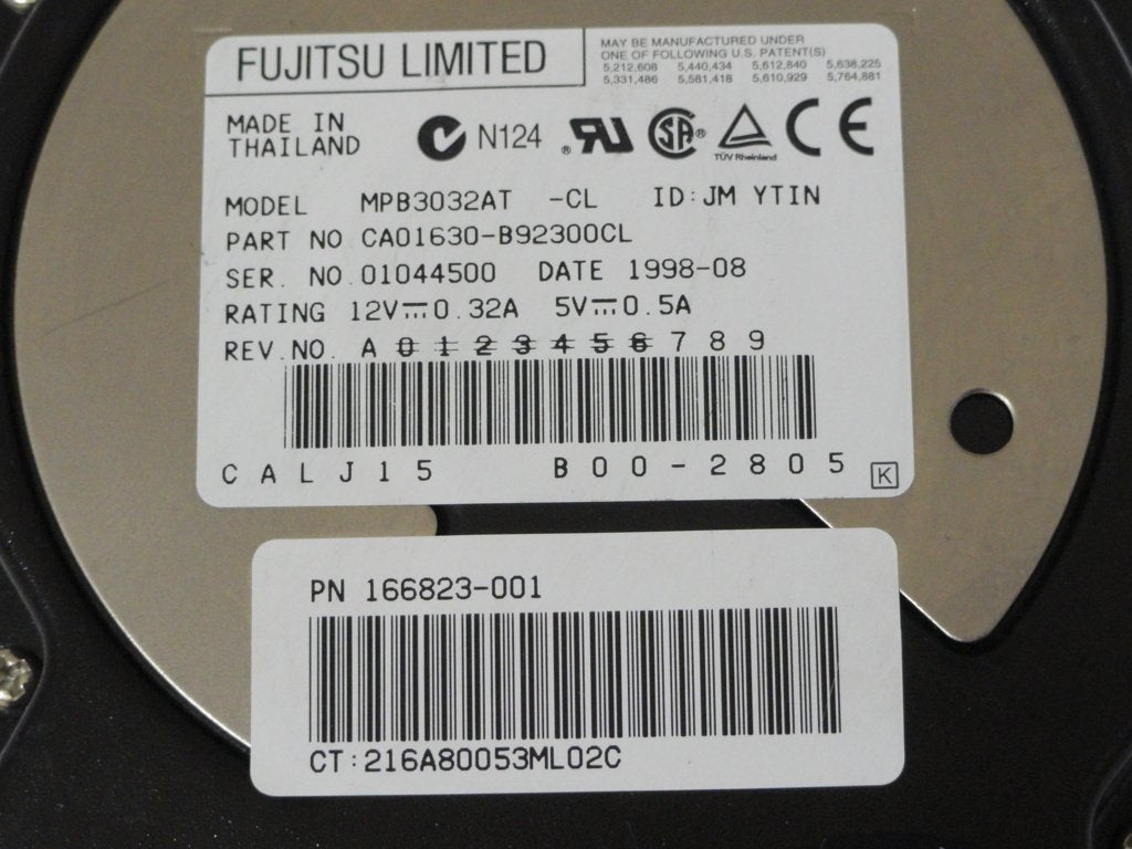 PR12039_CA01630-B341_Fujitsu 3.2GB IDE 3.5" HDD - Image3