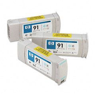 HP Original 91 Light Cyan Ink Cartridge 3-pk ( C9486A ) NOB FINAL SALE