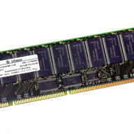 Infineon HP 128MB 133MHz PC133 ECC Registered CL3 168-Pin DIMM ( HYS72V16300GR-7.5-B 127007-021 ) REF