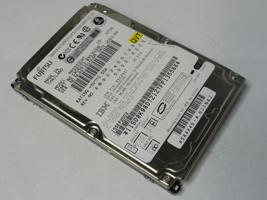 PR20266_CA06272-B853000B_Fujitsu IBM 30GB IDE 4200rpm 2.5in HDD - Image2