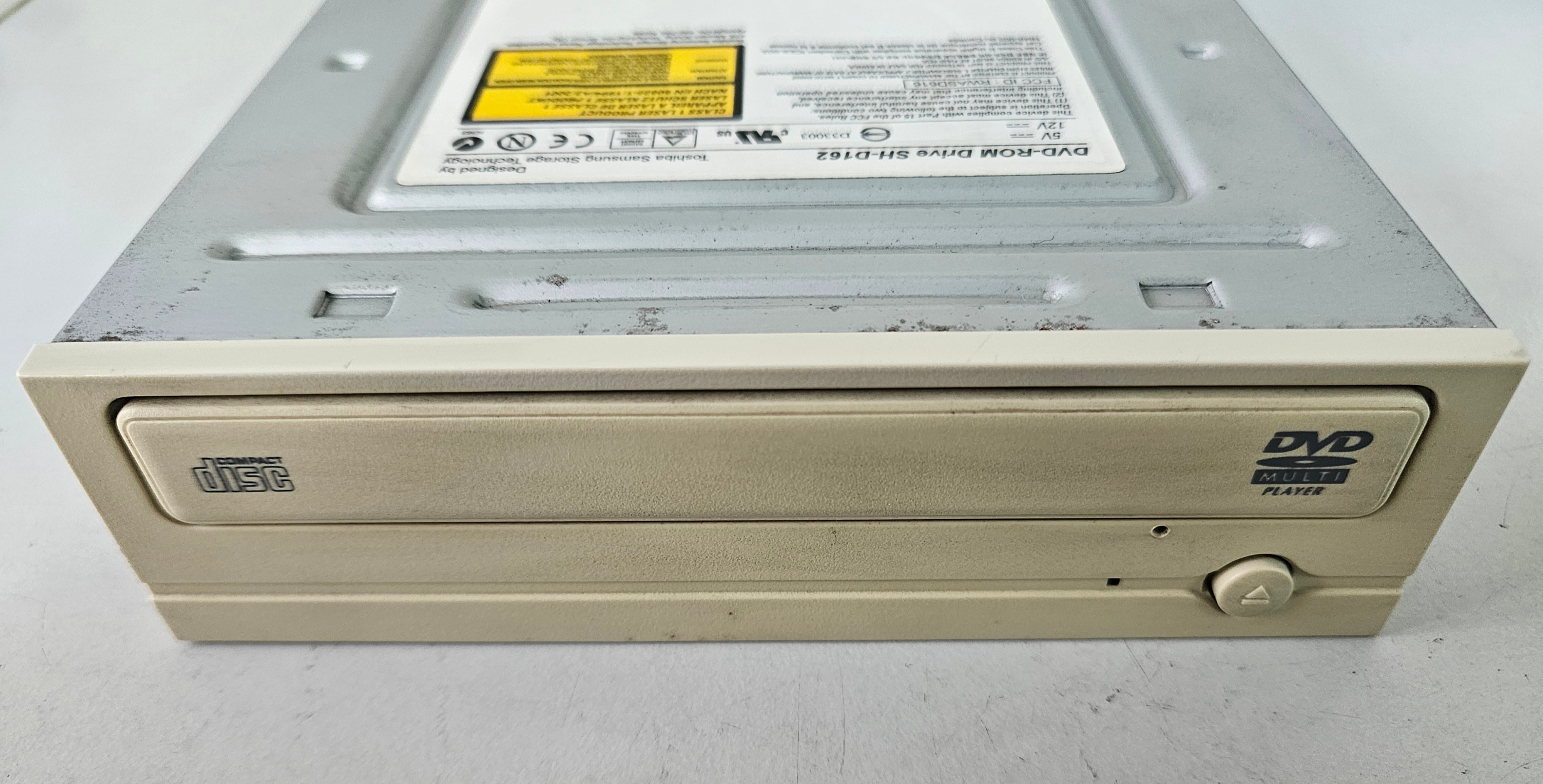 Toshiba Samsung 16x DVDROM IDE Beige Drive ( SH-D162 SH-D162C/BEWP ) USED