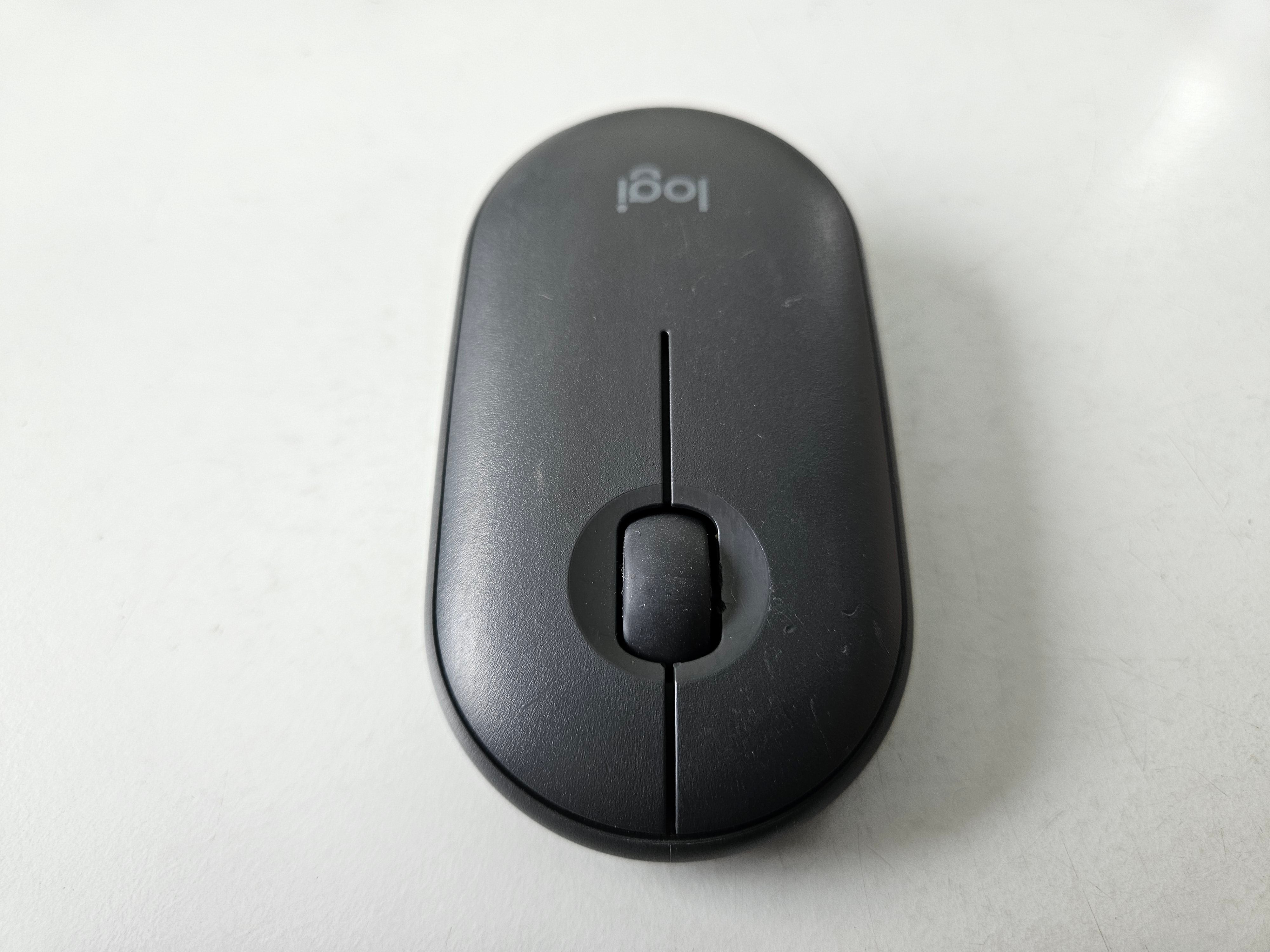 Logitech Pebble M350 Wireless Optical Mouse - graphite ( MR0075 ) USED
