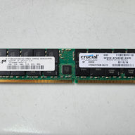 Micron Crucial 2GB PC3200 DDR-400 ECC Reg CL3 SDRAM DIMM ( MT36VDDF25672G-40BD2 CT25672Y40B.36LFD ) REF