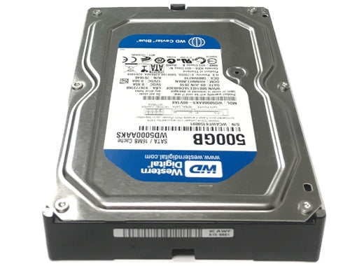 Western Digital HP 500GB SATA 7200rpm 3.5in HDD ( WD5000AAKS-65V0A0 5188-2517 ) REF