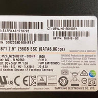 HP SAMSUNG MZ-7LN2560 PM871 2.5" 6GBPS 256GB SSD 816723-001  801646-001 MZ7LN256