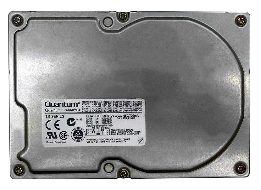 Quantum 4.3gb SCSI 50Pin 3.5" 5400Rpm HDD ( ST43S011 ) REF