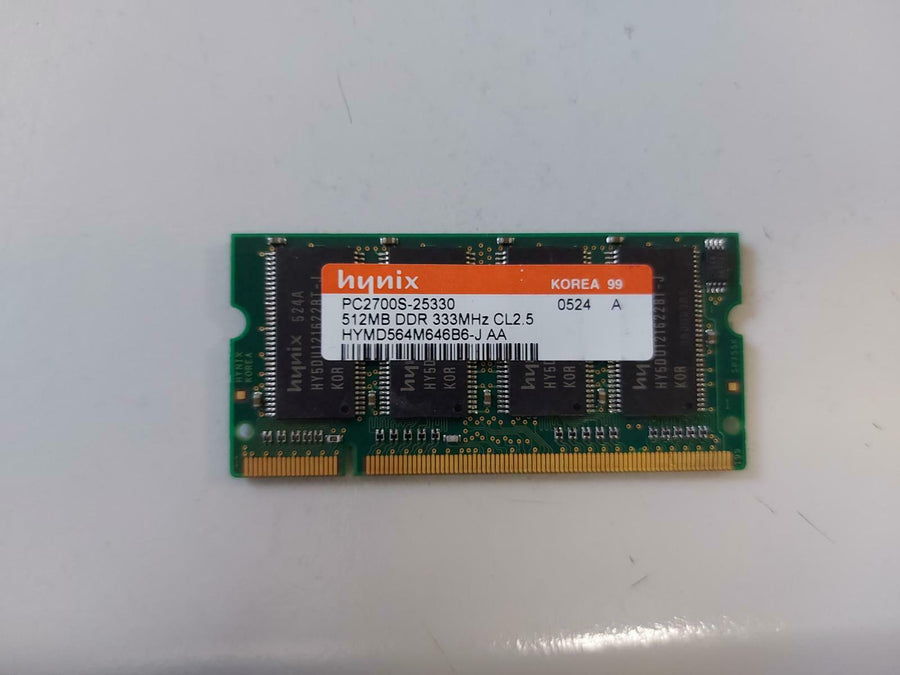Hynix IBM 512MB 200pins PC2700 CL2.5 DDR SDRAM SODIMM HYMD564M646B6-J-AA 31P9832