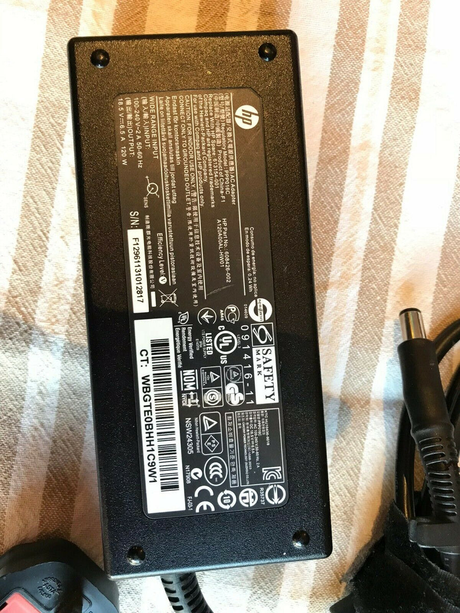 Genuine HP Compaq Laptop Charger Power Adapter (608428 USED)