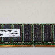 Integral DDR400 512Mb 400Mhz ECC DIMM Memory Module ( IN1T512ESKCX 137E24680 ) REF