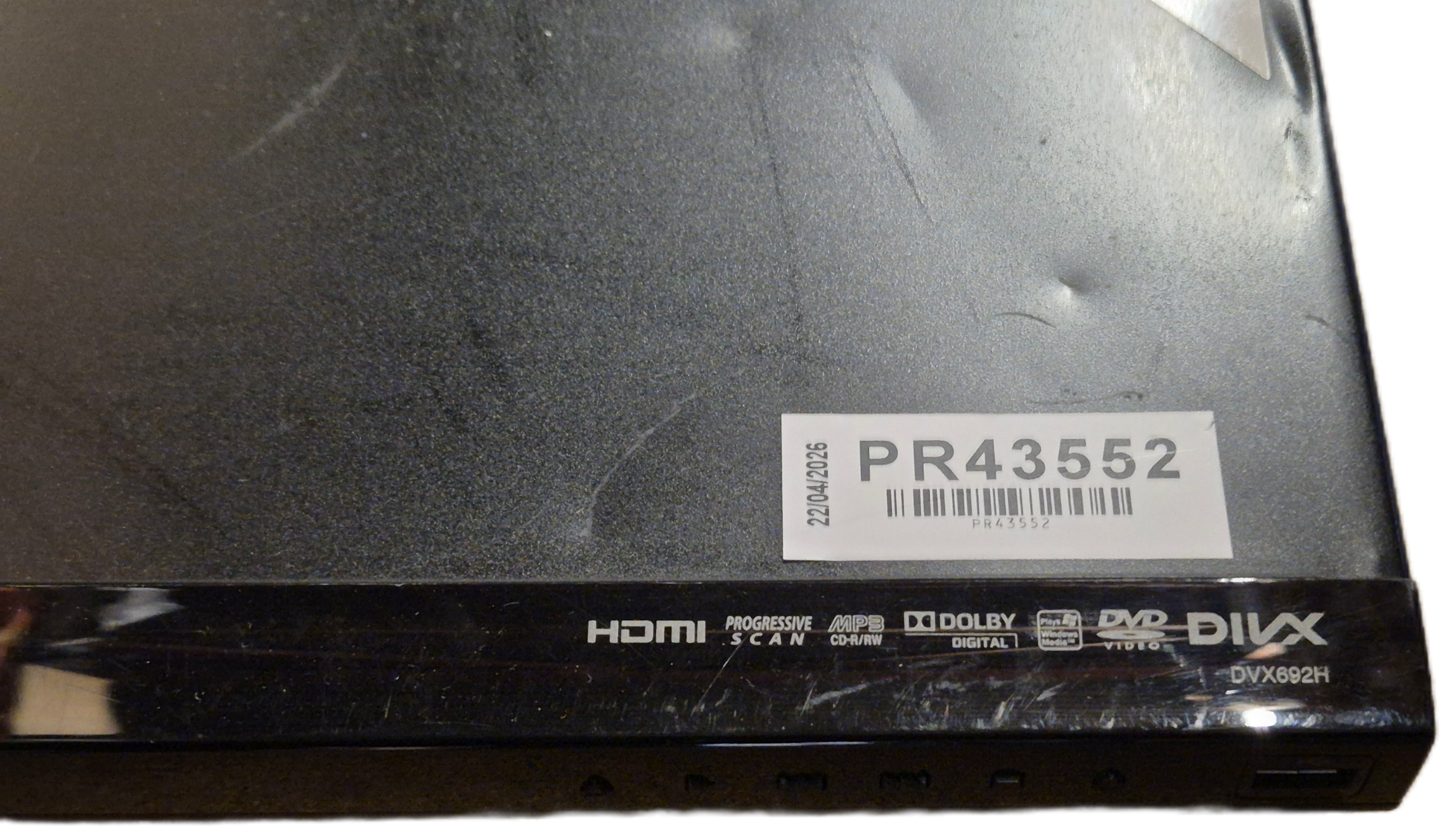 LG Full HD HDMI DVD/CD Player ( DVX692H ) USED