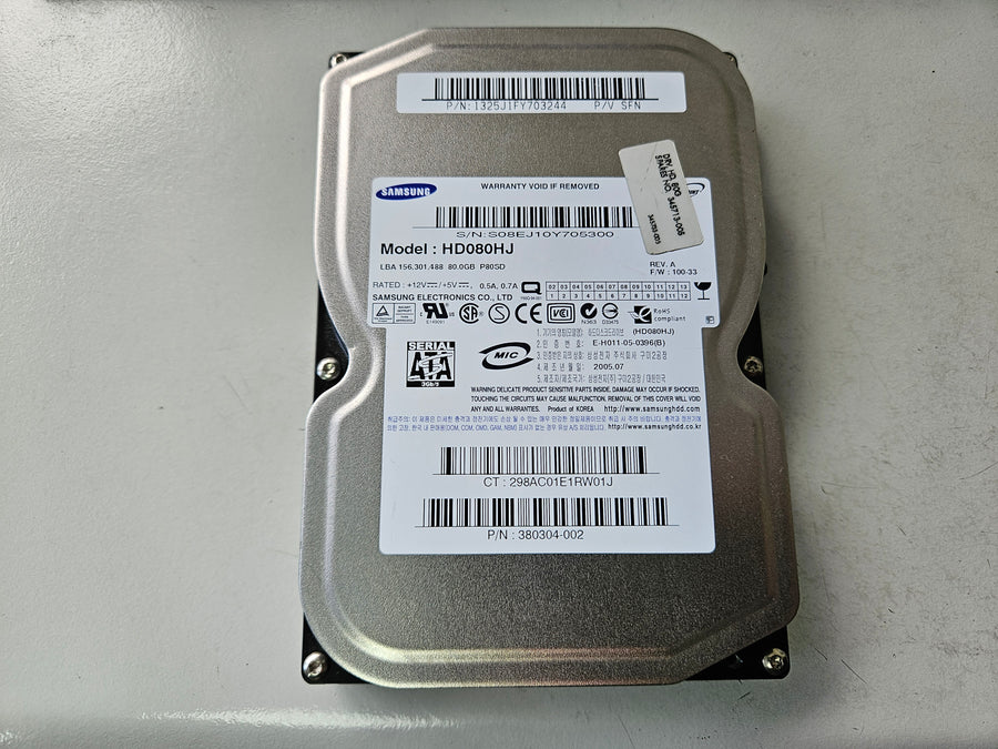 Samsung HP 80Gb SATA 7200rpm 3.5in HDD ( HD080HJ 380304-002 345713-005 ) REF