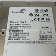 Seagate 300GB Fibre Channel 10Krpm 3.5in HDD ( 9X1004-180 ST3300007FC ) REF