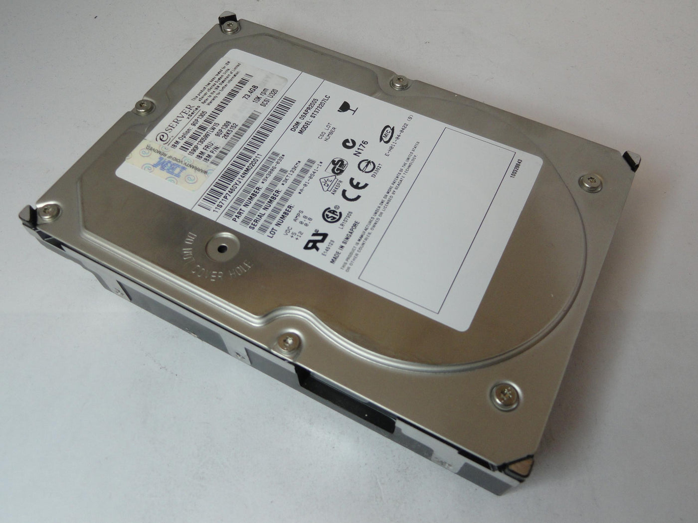 PR21431_9X3006-039_Seagate IBM 73.4Gb SCSI 80 Pin 10Krpm 3.5in HDD - Image3