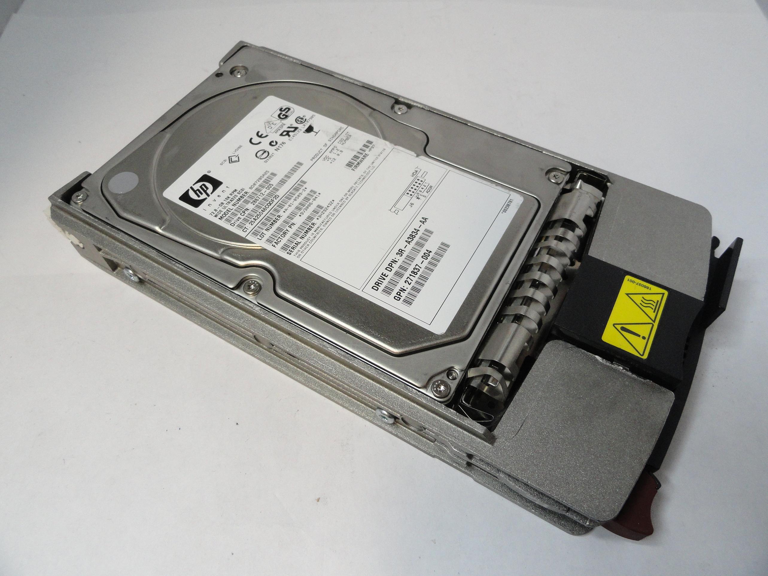 PR20406_9V3006-041_Seagate HP 72.8GB SCSI 80 Pin 10Krpm 3.5in HDD - Image4