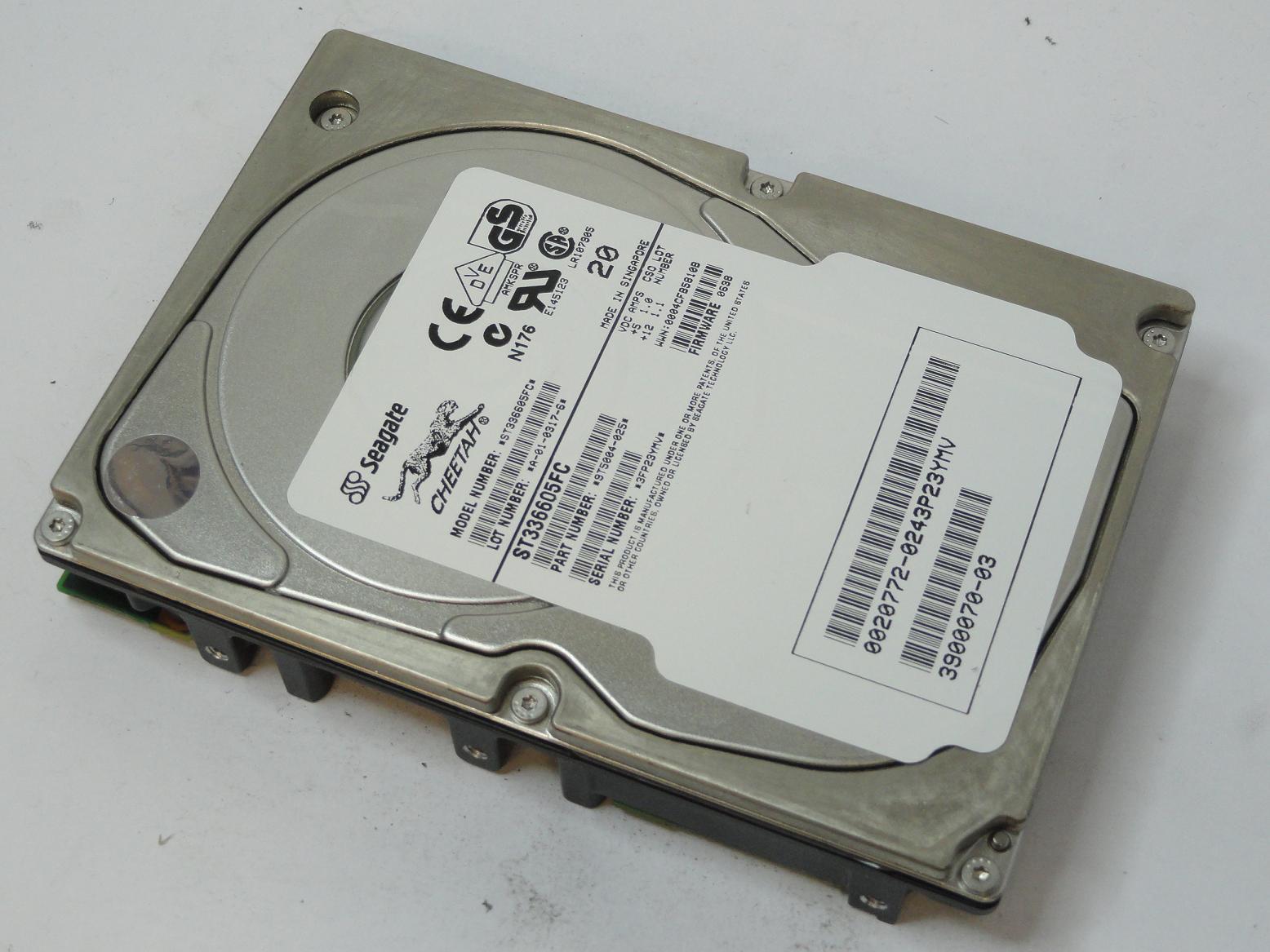 9T5004-025 - Seagate Sun 36GB Fibre Channel 10Krpm 3.5in HDD - Refurbished