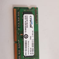 Micron/Crucial 2GB DDR3-1600MHz PC3-12800 non-ECC Unbuffered CL11 204-Pin SoDimm 1.35V Low Voltage Single Rank Memory Module (MT8KTF25664HZ-1G6K1 CT25664BF160B.BFKD)