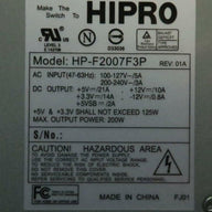 Hipro 200W ATX Power Supply ( HP-F2007F3P ) USED