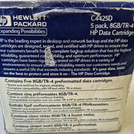 5x 8GB/TR-4 HP Data Cartridges ( C4425D ) NOB