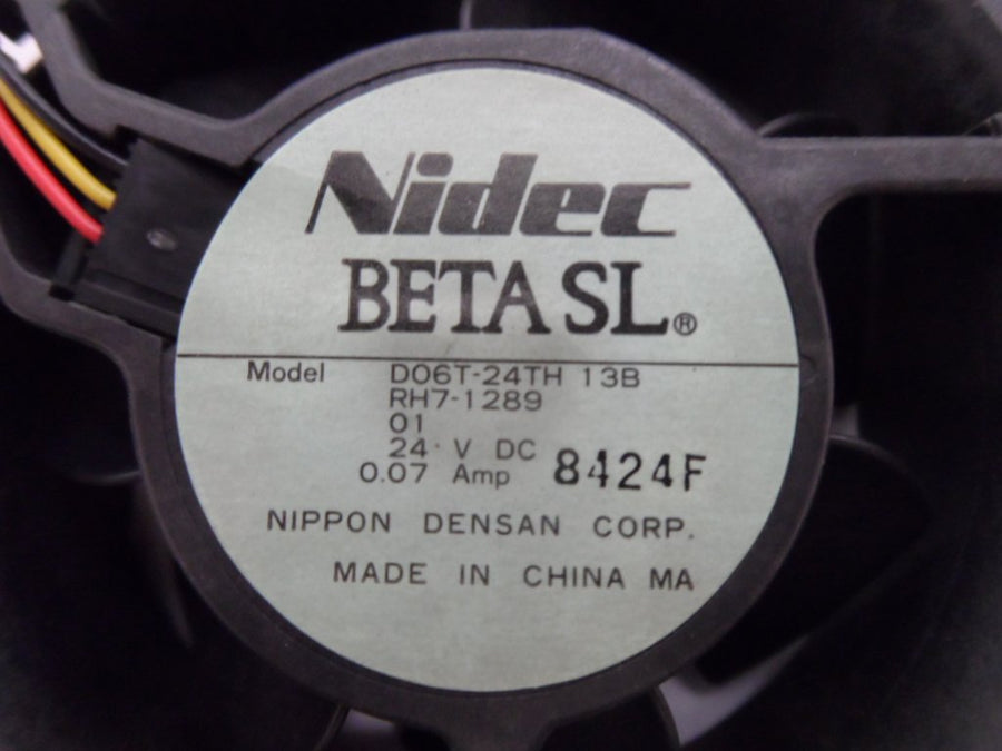 Nidec Beta SL D06T-24TH 13B DC Brushless Fan ( RH7-1289 D06T-24TH 13B ) USED