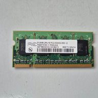 Aeneon PNY 512MB DDR2 667MHz PC2-5300 CL5 NonECC 200-Pin SODIMM ( AET660SD00-30DB97X 6464SFTYE8G09 ) REF