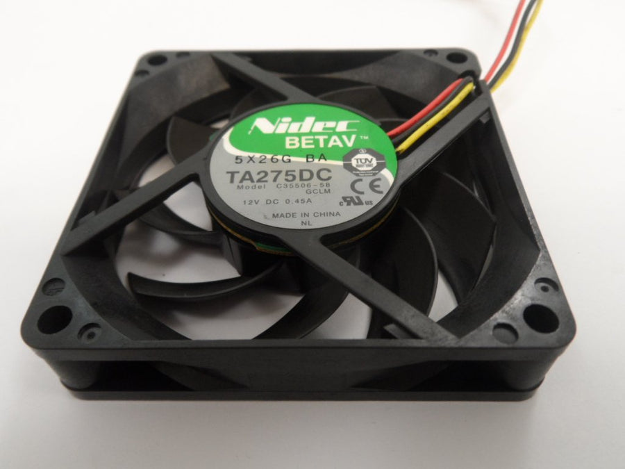 Nidec Betav 12VDC 0.45A 7cm Cooling Fan ( TA275DC ) USED