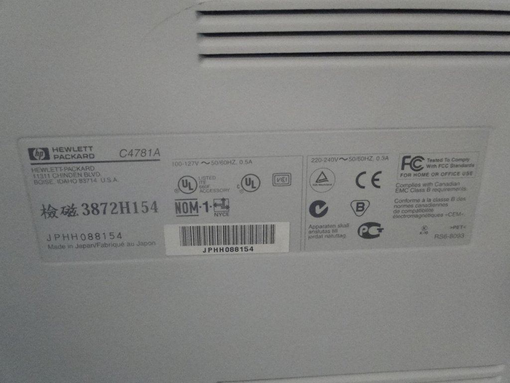C4781A - HP LaserJet 2000 Sheet Input Tray - ASIS
