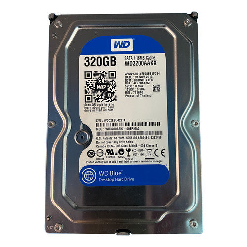 Western Digital 320GB SATA 7200rpm 3.5in HDD ( WD3200AAKX-00ERMA0 ) REF