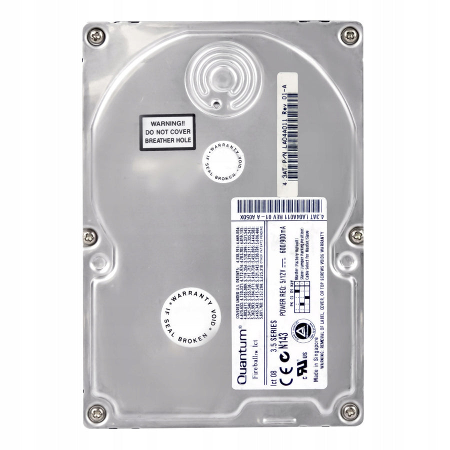Quantum 4GB IDE 5400rpm 3.5in Hard Disk Drive ( LA04A011 ) REF