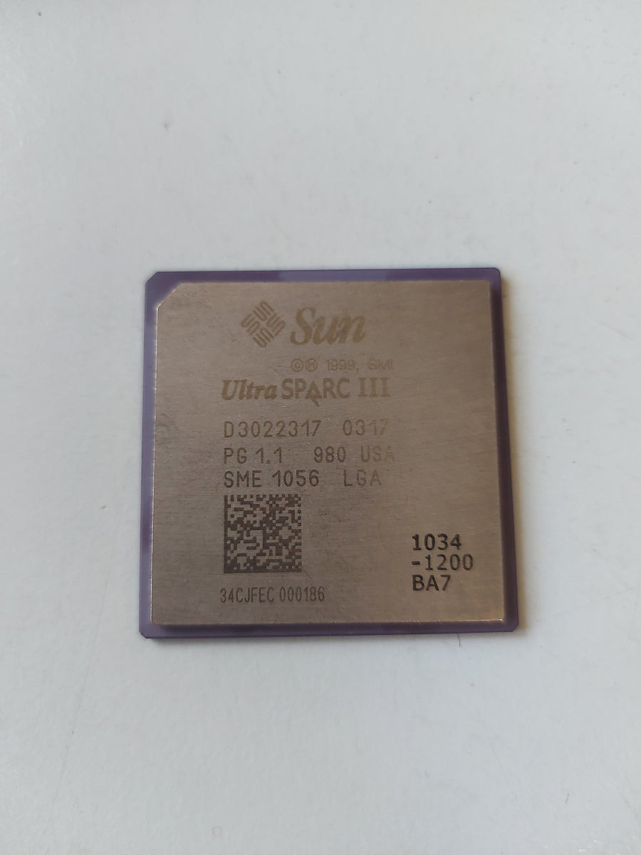 Sun Microsystems UltraSparc III 1.2GHz OEM/Tray Microprocessor ( SME 1056 LGA 1200 SME1056LGA-1200 ) USED