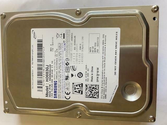 Samsung Dell 80GB SATA 7200RPM 3.5" Hard Drive ( HD083GJ 0F181M ) REF