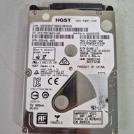 HGST HP 500GB SATA 7.2KRPM 2.5in HDD ( HTS725050A7E630 Z7K500-500 692481-005 0J48115 ) USED