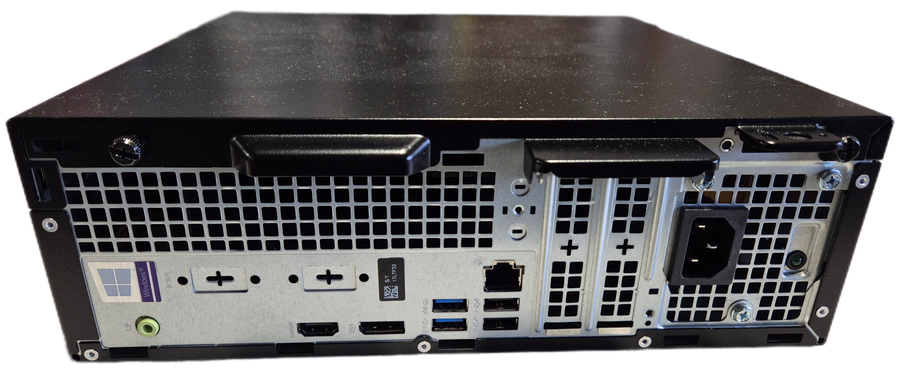 Dell Optiplex 3070 SFF 120GB SSD 8GB RAM DVD i5-9500 3GHz Win10 boxed w/ k.board & mouse USED