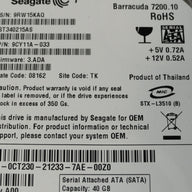 9CY11A-033 - Seagate Dell 40GB SATA 7200rpm 3.5in Barracuda 7200.10 HDD - Refurbished