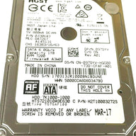 HGST Dell 1TB 7.2K SATA 2.5" HDD ( HTS721010A9E630 0J30643 097DYV H2T10003272S ) USED