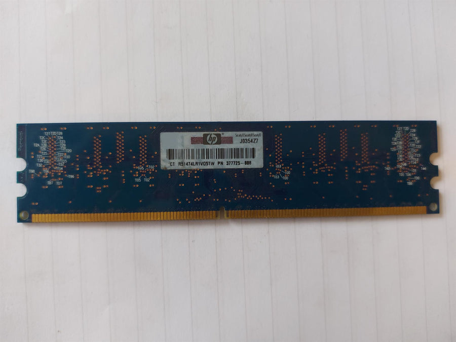 Ramaxel HP 512MB PC2-5300 667MHz NonECC Unbuffered CL5 DDR2 SDRAM UDIMM Memory Module (RML1520EJ38D6W-667 377725-888)
