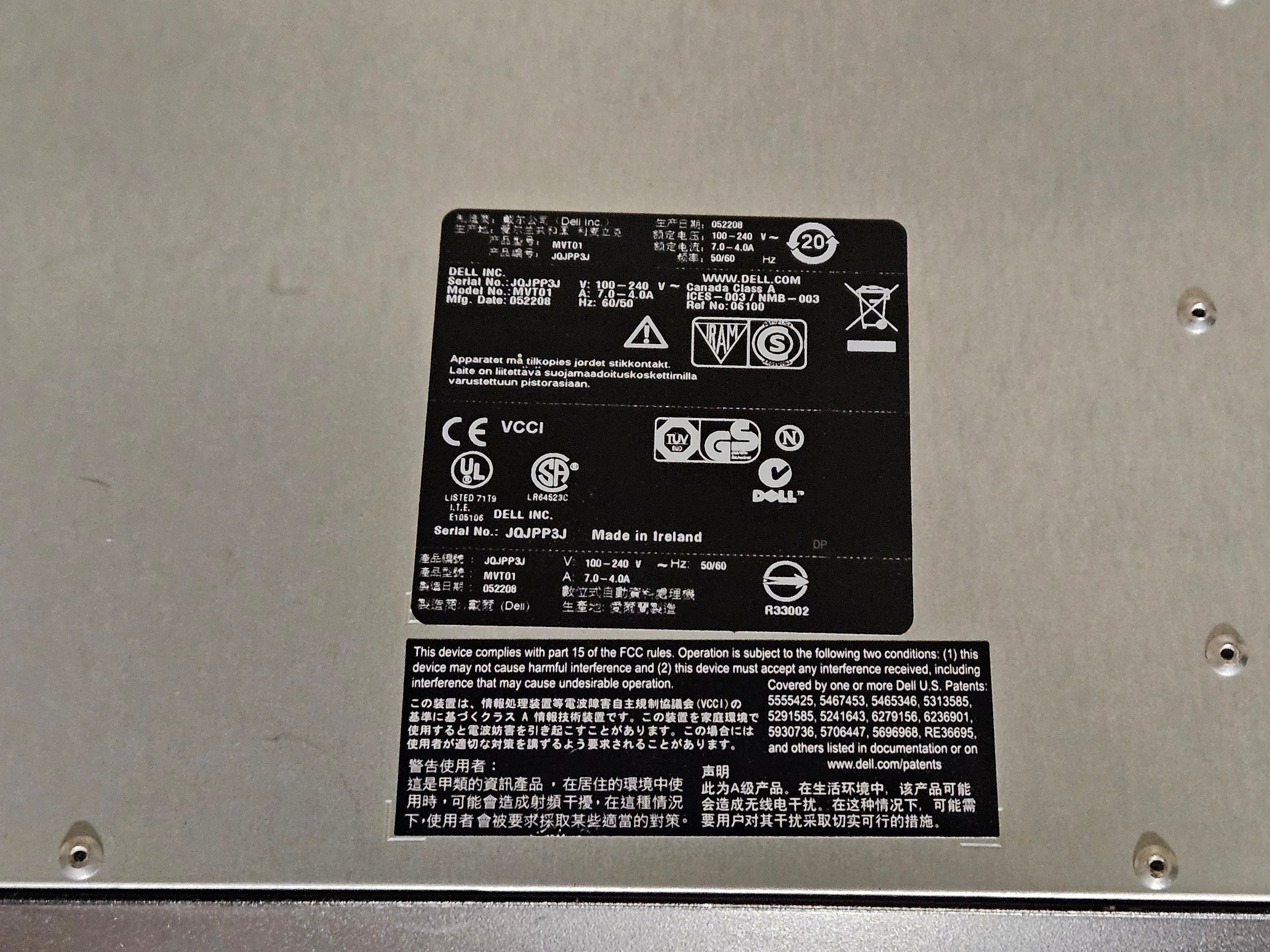 Dell PowerEdge 840 Workstation 2GB RAM Xeon 3.4GHz DVD NO HDD NO OS ( MVT01 ) USED