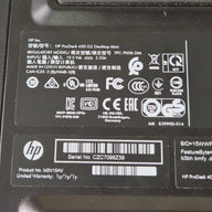 HP ProDesk 400 G2 Mini 240GB SSD 4GB RAM i3-6100T 3.2GHz NO OS ( M2V15AV ) USED