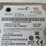 PR23997_9S513E-070_Seagate Lenovo 100GB SATA 7200rpm 2.5in HDD - Image4