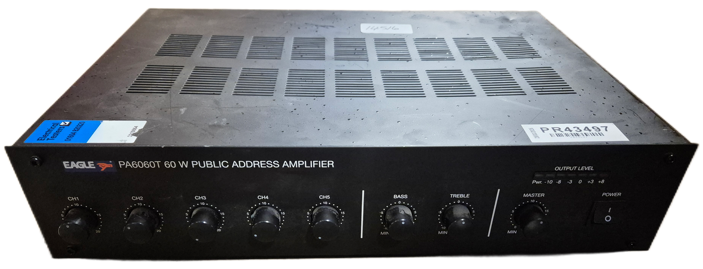 Eagle PA6060T 60W Public Address Amplifier ( PA6060T-00228 ) USED