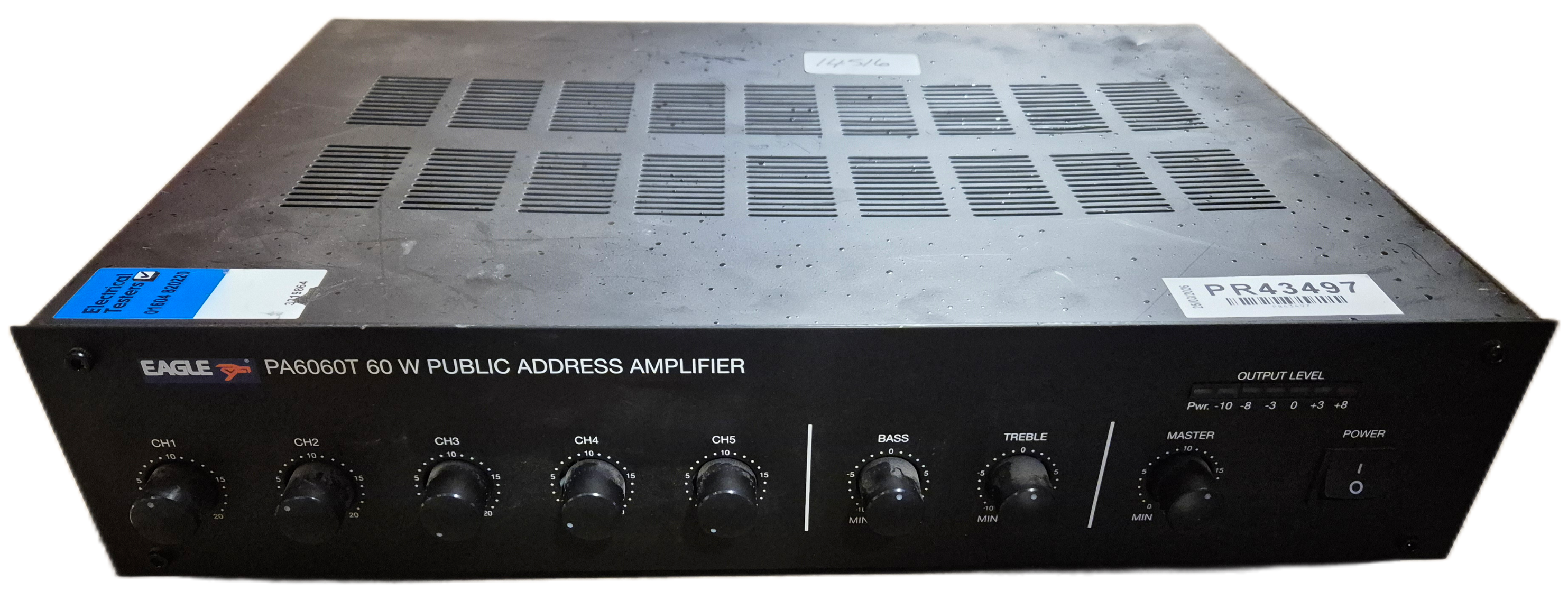 Eagle PA6060T 60W Public Address Amplifier ( PA6060T-00228 ) USED