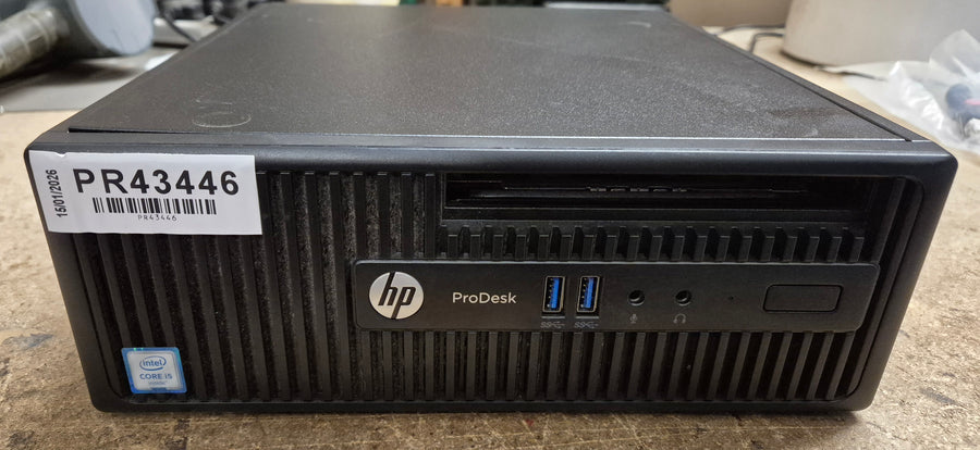 HP ProDesk 400 G3 SFF 250GB SSD 8GB RAM i5-6500 3.2GHz Win10 PC - NO DVD ( W4A90ET#ABU ) USED