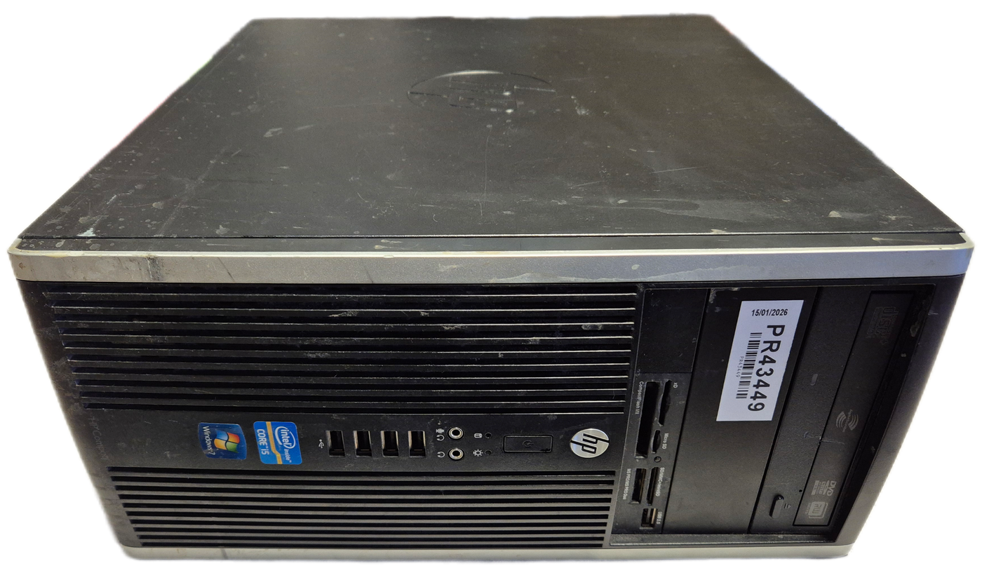 HP Compaq 6200 Pro MT DVD 500GB HD 8GB RAM i5-2400 3.1GHz NO OS Win7Pro COA present ( XY107ET#ABU ) USED