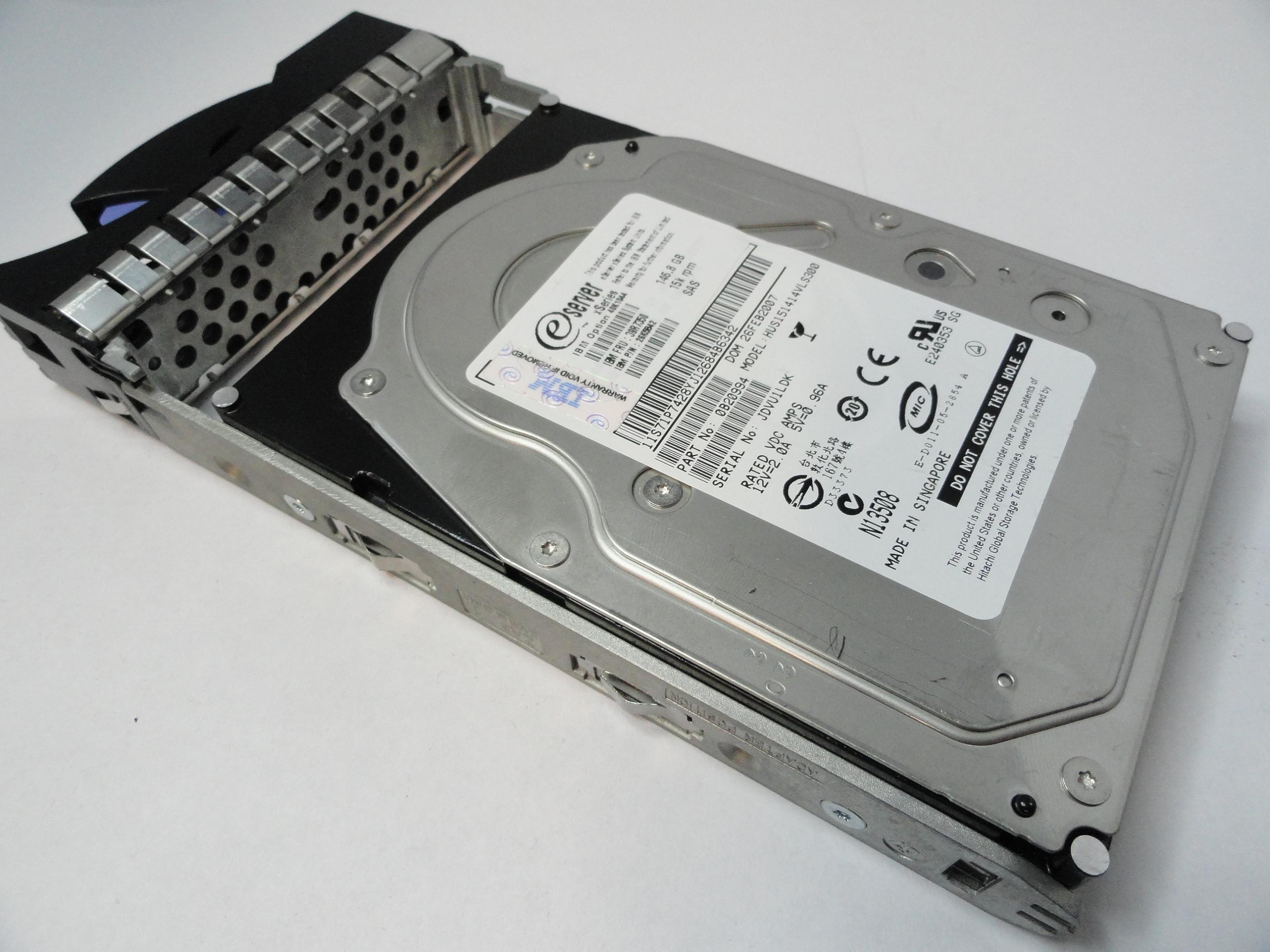 PR20082_0B20994_Hitachi IBM 146.8GB SAS 15Krpm 3.5in HDD - Image3