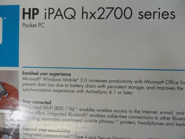 PR13647_hx2700b_HP iPAQ hx2700b T UK Pocket PC - Image5