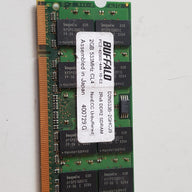 Buffalo 2GB 533Mhz PC2-4200S CL4 1.8V UNB RAM DDR2 LAPTOP SODIMM D2N533B-2GHCJ9