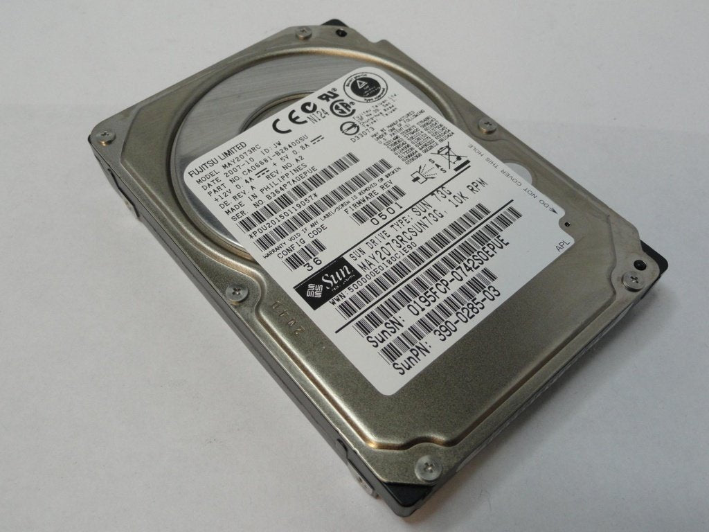 PR19272_CA06681-B26400SU_Fujitsu Sun 73GB SAS 10Krpm 2.5in HDD - Image3