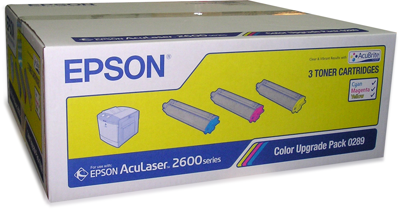 Epson Color Upgrade Pack Toner cartridge - yellow, cyan, magenta ( C13S050289 ) NEW OLD STOCK FINAL SALE