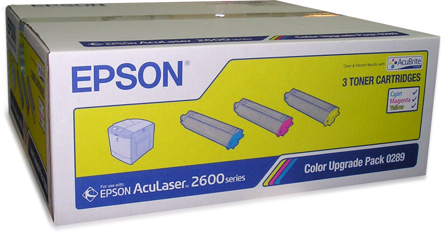Epson Color Upgrade Pack Toner cartridge - yellow, cyan, magenta ( C13S050289 ) NEW OLD STOCK FINAL SALE