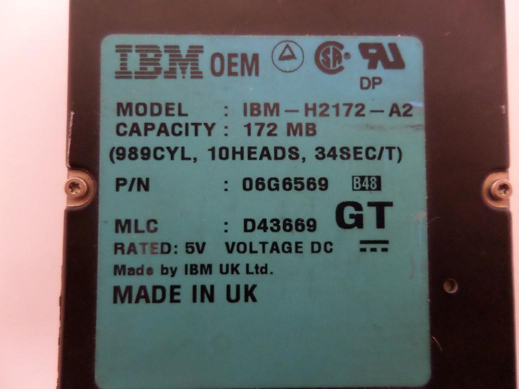 PR26068_06G6569_IBM IDE 172Mb 3800rpm 2.5in HDD - Image3