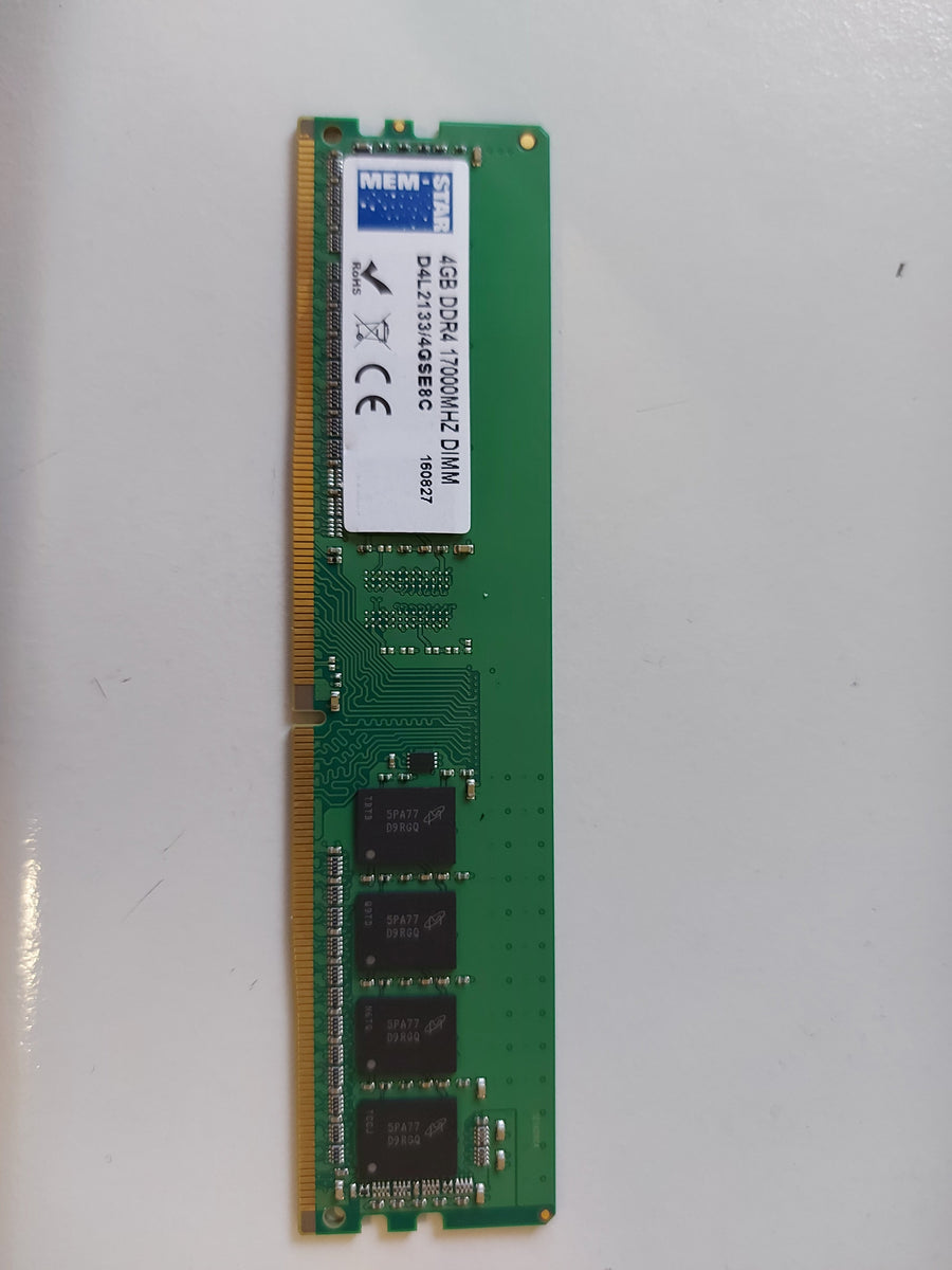 MemStar 4GB DDR4-2133 PC4-17000  DIMM Memory Module D4L2133/4GSE8C